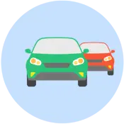 2 vehicles